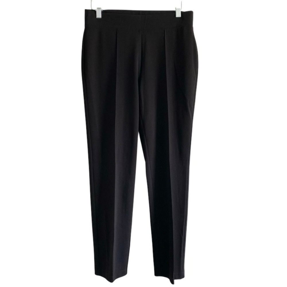 Sag Harbor Black Pleated Dress Pants 8P